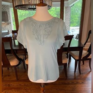 Cremiuex Flutter Sleeved Shirt in Excellent Condition
